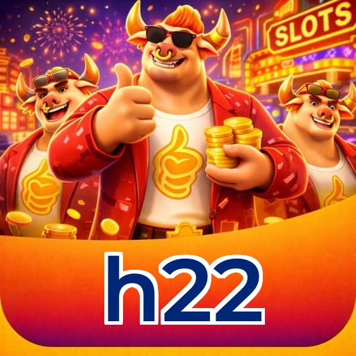 Números do app h22 em material de marketing — ilustração, não auditoria